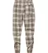 Burnside Clothing 8810 Unisex Flannel Jogger in Grey/ steel back view