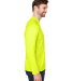 Core 365 CE110 Unisex Ultra UVP™ Long-Sleeve Rag in Safety yellow side view