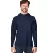 Core 365 CE110 Unisex Ultra UVP™ Long-Sleeve Rag CLASSIC NAVY front view