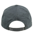 econscious EC7091 Washed Hemp Unstructured Basebal in Charcoal back view