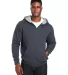 Harriton M711T Men's Tall ClimaBloc™ Lined Heavy DARK CHARCOAL front view