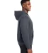 Harriton M711T Men's Tall ClimaBloc™ Lined Heavy DARK CHARCOAL side view