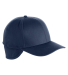 Harriton M802 ClimaBloc™ Ear-Flap Cap in Dark navy front view