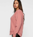 LA T 3525 Ladies' Weekend Tunic Fleece in Mauvelous side view