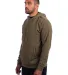 Next Level Apparel 9304 Adult Sueded French Terry  in Military green side view