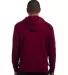 Next Level Apparel 9304 Adult Sueded French Terry  in Maroon back view