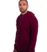 Next Level Apparel 9304 Adult Sueded French Terry  in Maroon side view