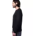Alternative Apparel 1170 Unisex Long-Sleeve Go-To- in Black side view