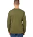 J America 8424JA Unisex Premium Fleece Sweatshirt MILITARY GREEN back view