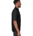 North End NE102 Men's Replay Recycled Polo BLACK side view