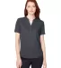 North End NE102W Ladies' Replay Recycled Polo CARBON front view