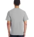 Hanes GDH100 Men's Garment-Dyed T-Shirt in Concrete back view