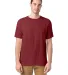 Hanes GDH100 Men's Garment-Dyed T-Shirt in Cayenne front view