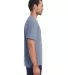 Hanes GDH100 Men's Garment-Dyed T-Shirt in Saltwater side view