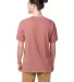 Hanes GDH100 Men's Garment-Dyed T-Shirt in Mauve back view
