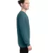 Hanes GDH200 Unisex Garment-Dyed Long-Sleeve T-Shi in Cactus side view