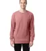 Hanes GDH200 Unisex Garment-Dyed Long-Sleeve T-Shi in Mauve front view