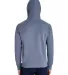 Hanes GDH450 Unisex Pullover Hooded Sweatshirt in Saltwater back view