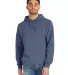 Hanes GDH450 Unisex Pullover Hooded Sweatshirt in Saltwater front view