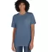 Hanes GDH150 Unisex Garment-Dyed T-Shirt with Pock in Saltwater front view