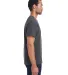 Hanes GDH150 Unisex Garment-Dyed T-Shirt with Pock in New railroad side view
