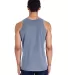 Hanes GDH300 Unisex Garment-Dyed Tank in Saltwater back view