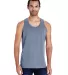 Hanes GDH300 Unisex Garment-Dyed Tank in Saltwater front view