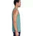 Hanes GDH300 Unisex Garment-Dyed Tank in Cypress green side view