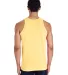Hanes GDH300 Unisex Garment-Dyed Tank in Summer squash back view