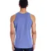 Hanes GDH300 Unisex Garment-Dyed Tank in Deep forte back view