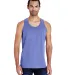 Hanes GDH300 Unisex Garment-Dyed Tank in Deep forte front view
