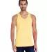 Hanes GDH300 Unisex Garment-Dyed Tank in Summer squash front view