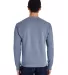 Hanes GDH400 Unisex Crew Sweatshirt in Saltwater back view