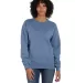 Hanes GDH400 Unisex Crew Sweatshirt in Saltwater front view