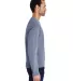 Hanes GDH400 Unisex Crew Sweatshirt in Saltwater side view