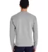 Hanes GDH400 Unisex Crew Sweatshirt in Concrete back view