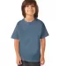 Hanes GDH175 Youth Garment-Dyed T-Shirt in Saltwater front view