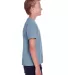 Hanes GDH175 Youth Garment-Dyed T-Shirt in Saltwater side view