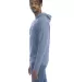 Hanes GDH280 Unisex Jersey Hooded T-Shirt in Saltwater side view