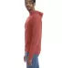 Hanes GDH280 Unisex Jersey Hooded T-Shirt in Nantucket red side view