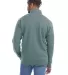 Hanes GDH425 Unisex Quarter-Zip Sweatshirt in Cypress back view
