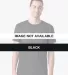 Hanes 498PT Unisex Perfect-T PreTreat T-Shirt BLACK front view