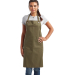 Artisan Collection by Reprime RP121 Unisex ‘Barley’ Contrast Stitch Sustainable Bib Apron Catalog catalog view