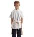 Artisan Collection by Reprime RP149 Youth Apron in Natural back view