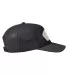 Big Accessories BA682 All-Mesh Patch Trucker Hat in Black/ black side view