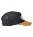 Big Accessories BA682 All-Mesh Patch Trucker Hat in Old gold/ black side view