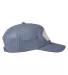 Big Accessories BA682 All-Mesh Patch Trucker Hat in Slate bl/ slt bl side view