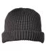 Big Accessories BA698 Dock Beanie in Charcoal front view