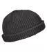 Big Accessories BA698 Dock Beanie in Charcoal side view