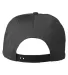 Big Accessories BA699 Ripstop Cap in Charcl/ blk rope back view